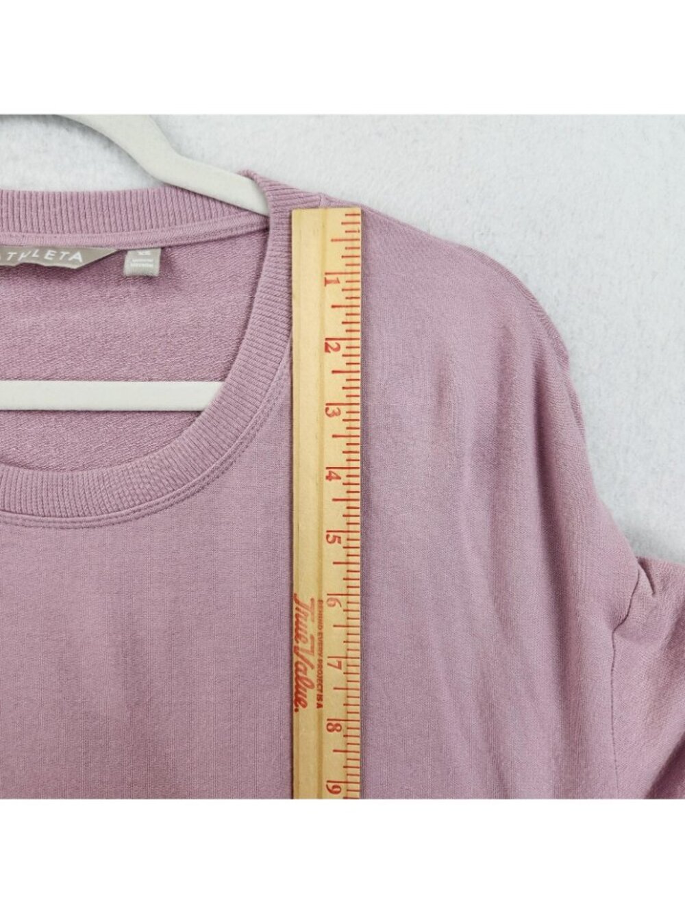 Athleta Shirt Womens XS Pink Speedlight Long Sleeve Ruched Tunic Lightweight - Picture 5 of 14